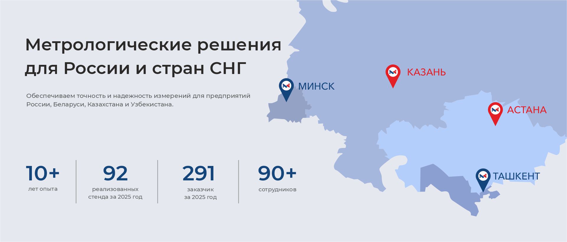 Информация о компании-производителе метрологического оборудования и стендов